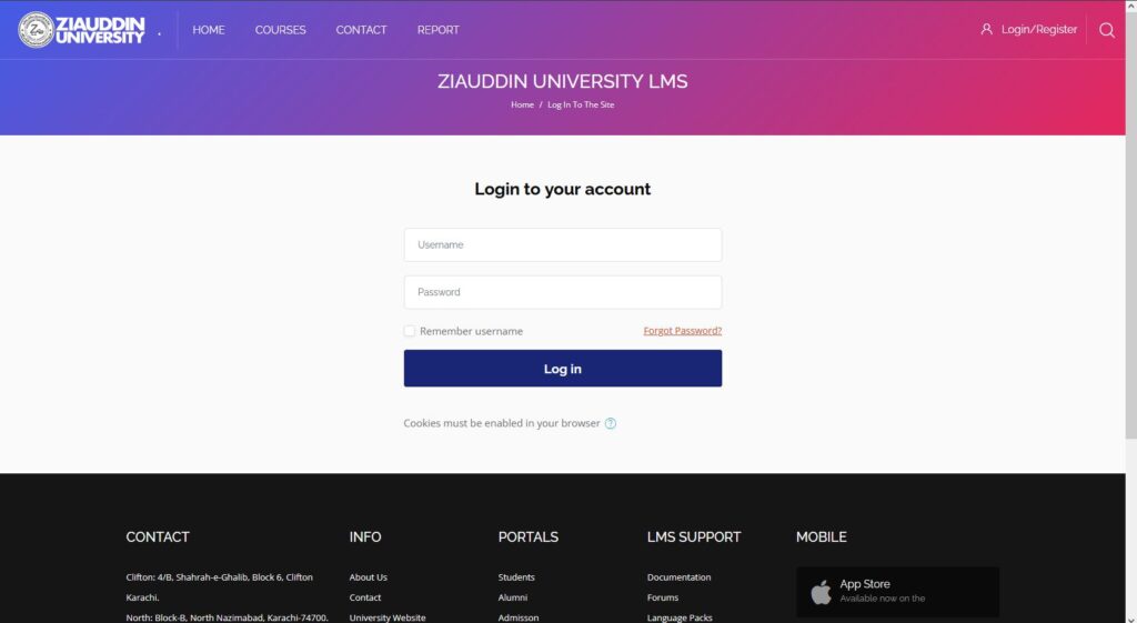 Open and distance learning (ODL) for Students Lms Login Page 1024x561
